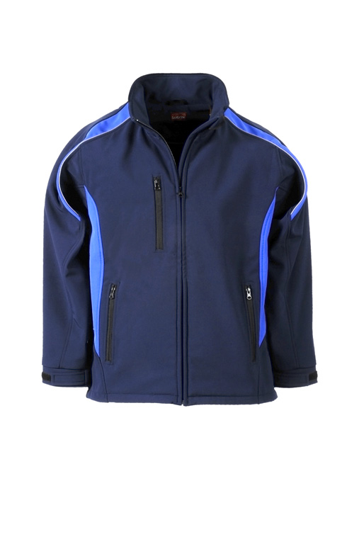 Softshelljacke Lagune, marineblau-königsblau