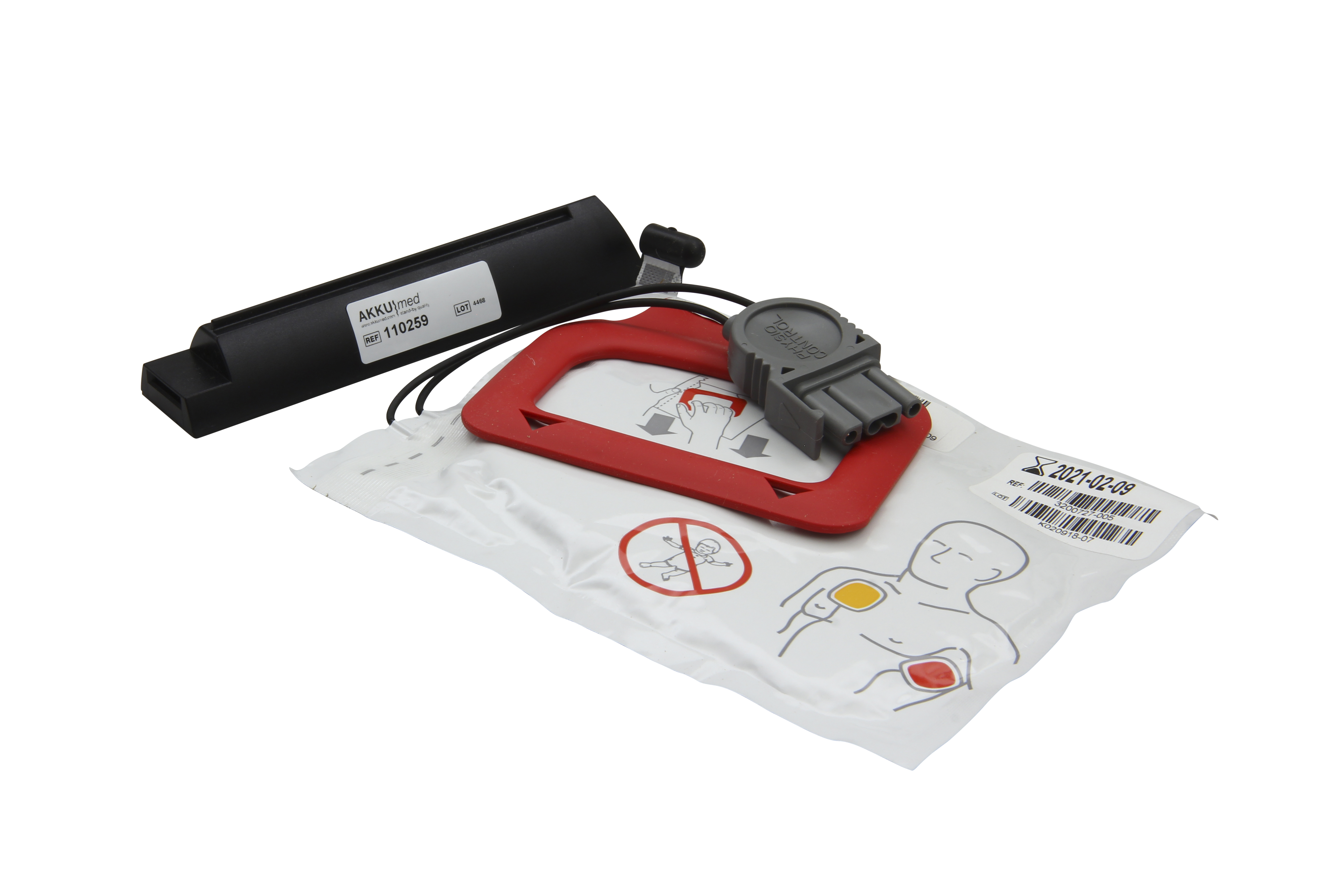 Elektroden Charge Pak Set L, für Defibrillator Lifepak CR Plus
