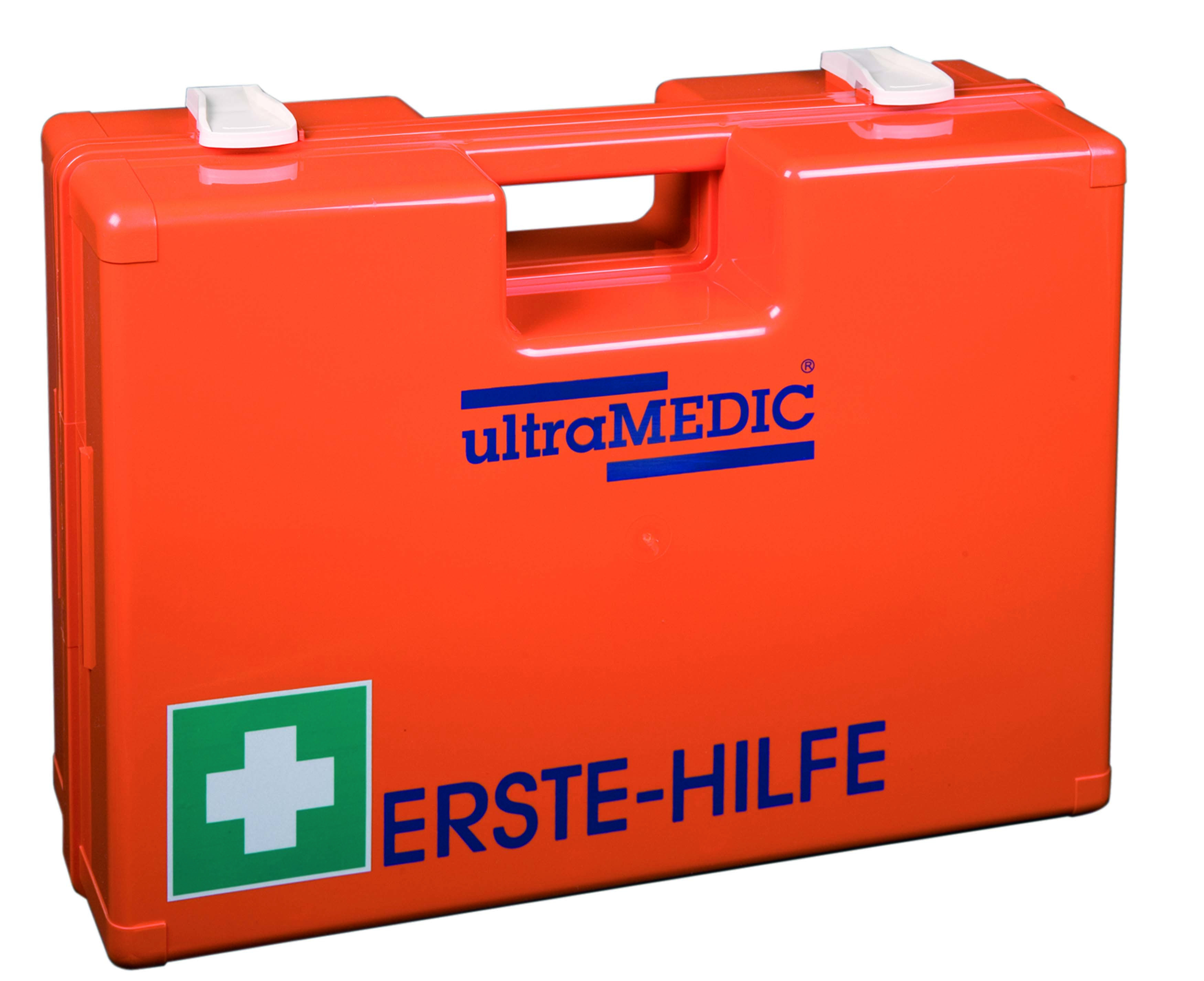 Erste-Hilfe-Koffer ultraBOX "SELECT", DIN 13169-NEU, orange, 44,5 x 15 x 34 cm