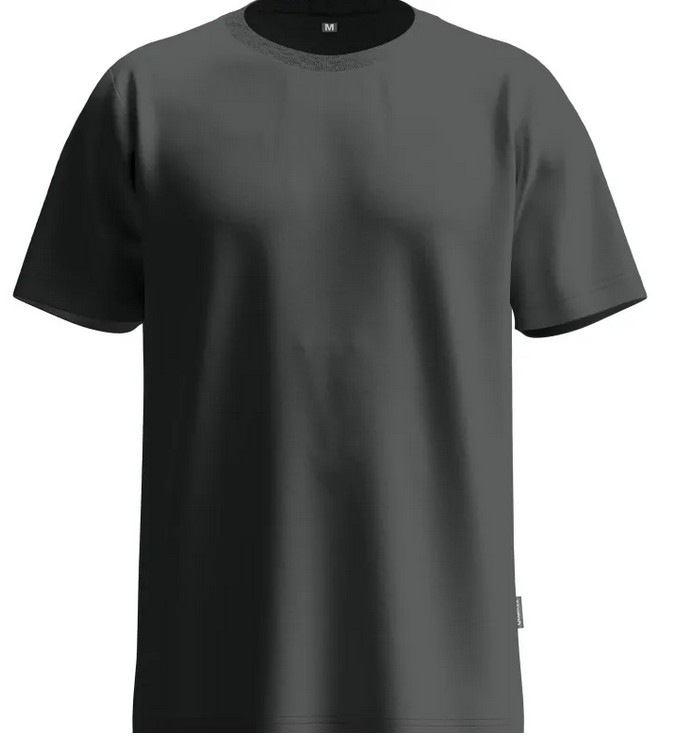 T-Shirt IND, Tencel, funktional, anthrazit, Gr. 3XL