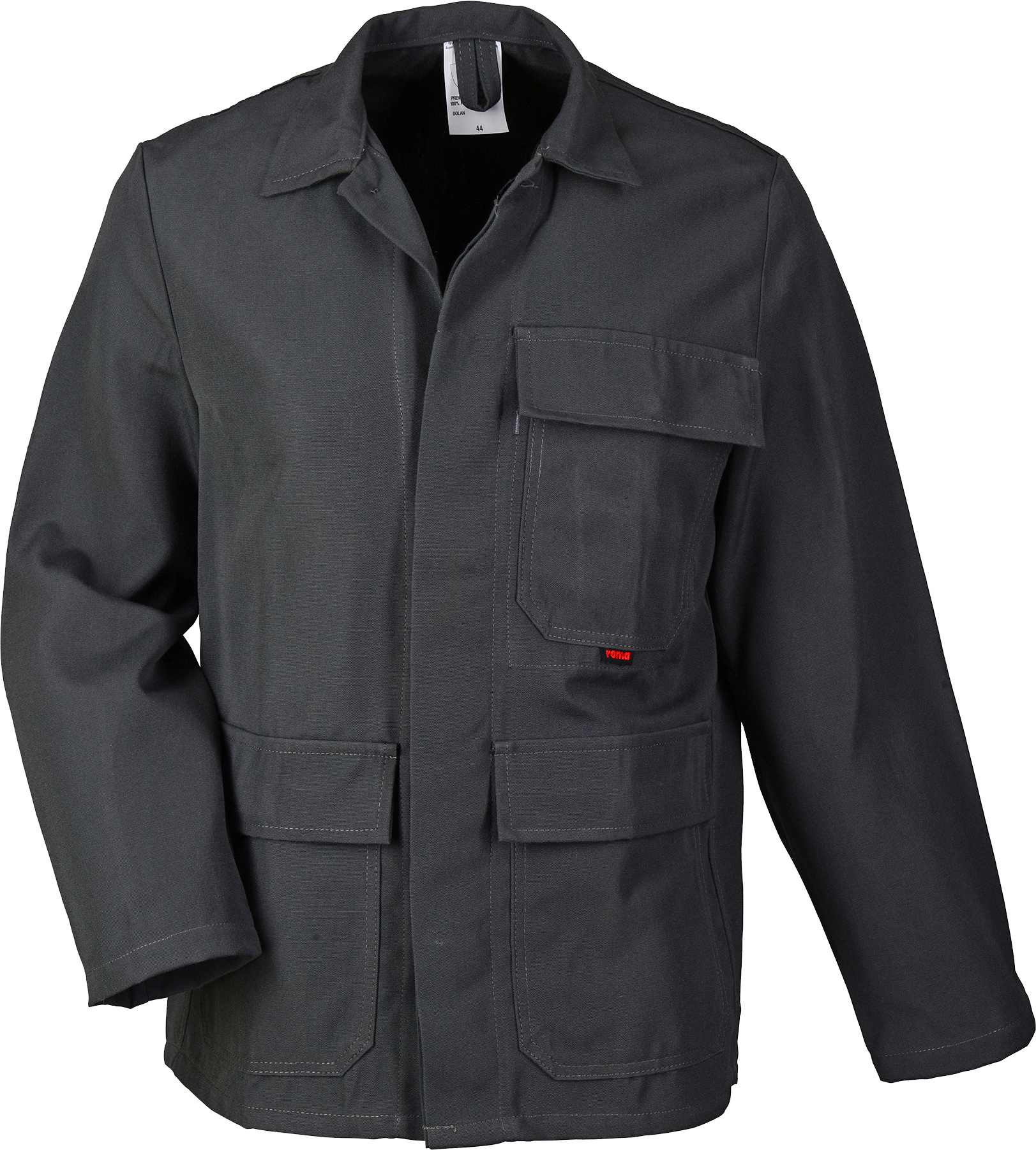 Chemikalienschutz-Jacke DOLJA, grau, Größe 50
