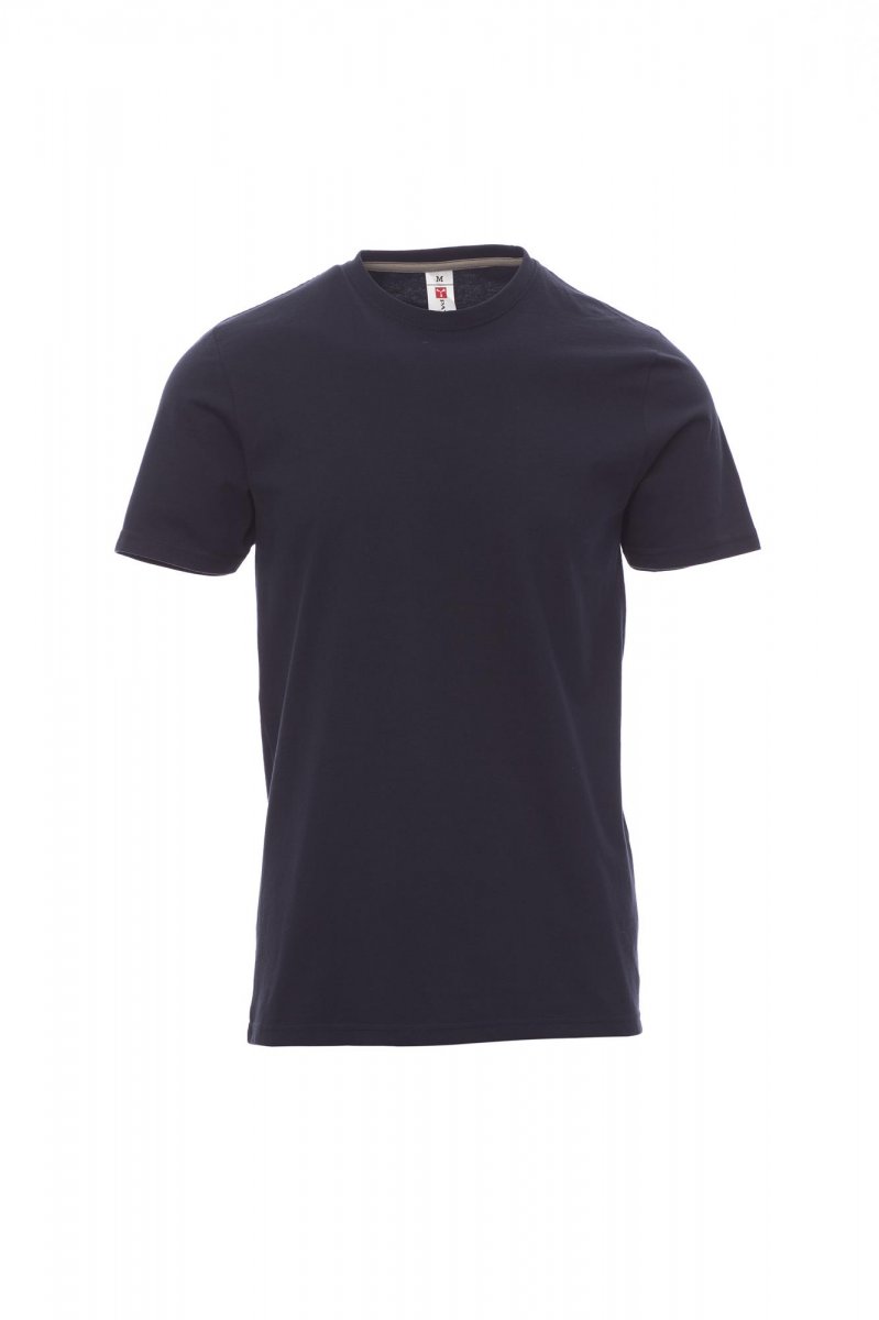T-Shirt Sunrise, bestickt, marineblau, Größe 5XL