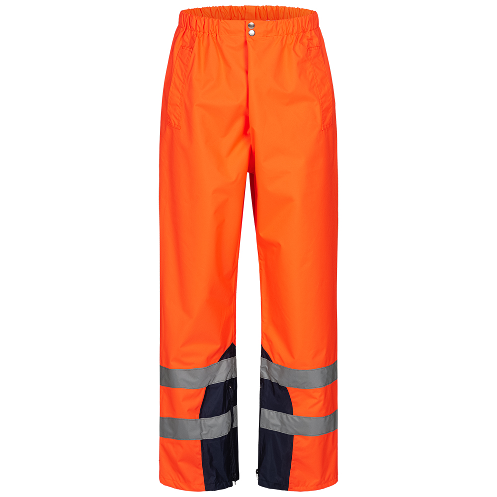 Warnschutzbundhose MATULA, Klasse 3/3, fluoreszierend orange-marine, Größe 3XL