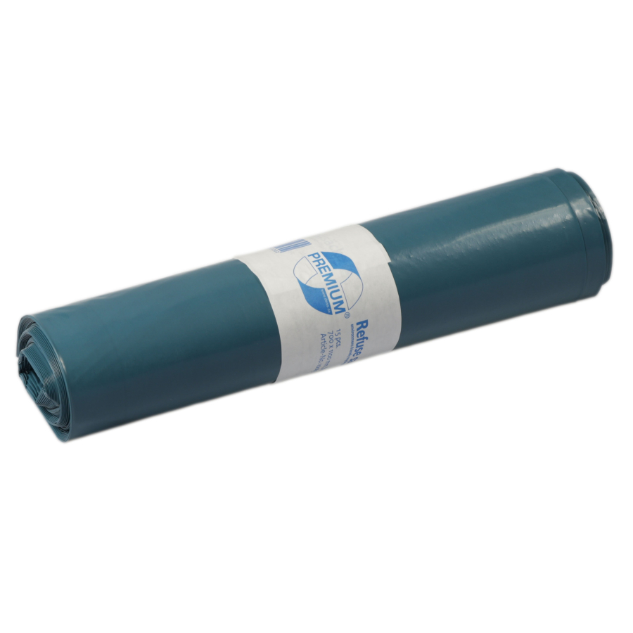 Abfallsack Premium Typ 100, blau, 120 Liter, 150 Stück