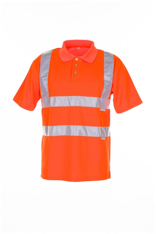 Warnschutz Polo-Shirt, uni-orange