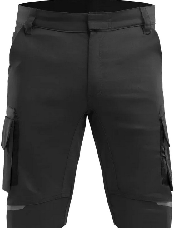 Arbeitsshort Pro+, schwarz, Stretch, Gr. 64