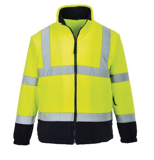 Warnschutz Fleecejacke, gelb