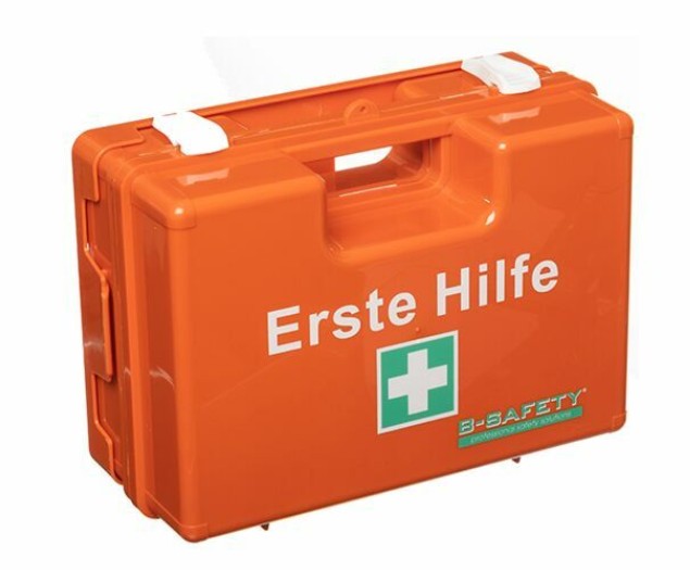 Erste Hilfe Koffer, Classic, orange, Füllung nach DIN 13169