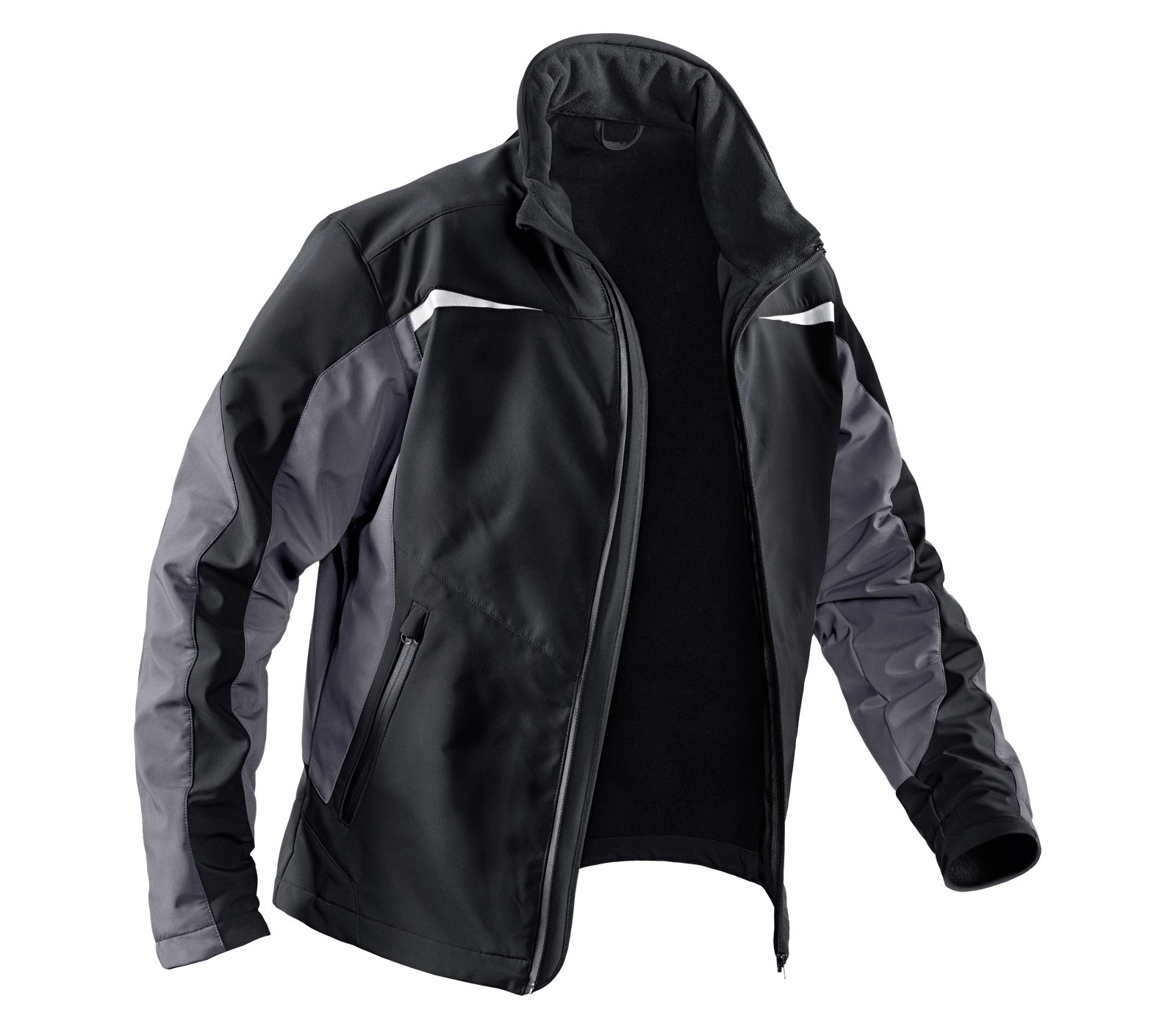 Softshelljacke, schwarz-anthrazit