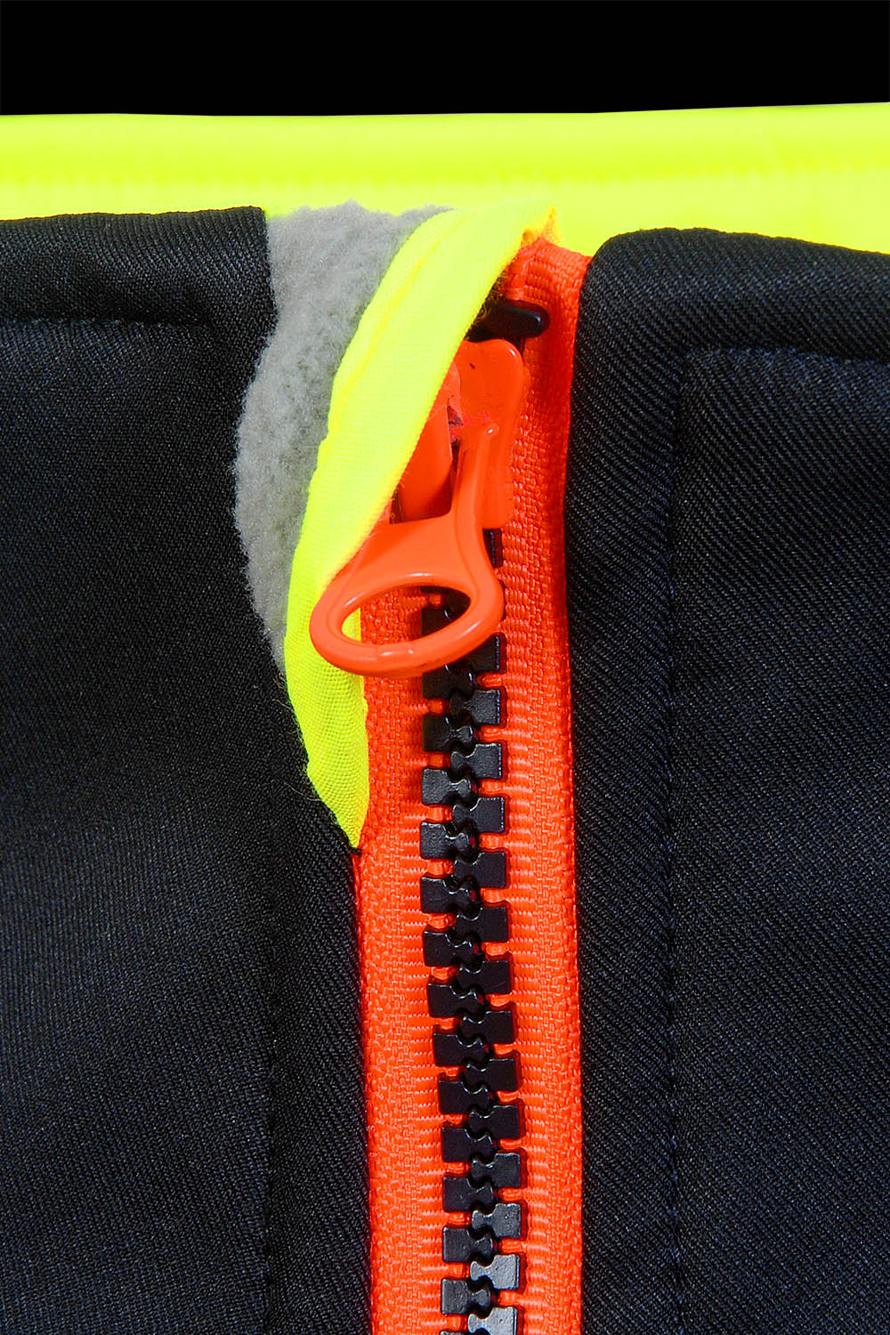 Arbeitssoftshelljacke BLACK LINE, schwarz-neongelb-leuchtorange, Größe L