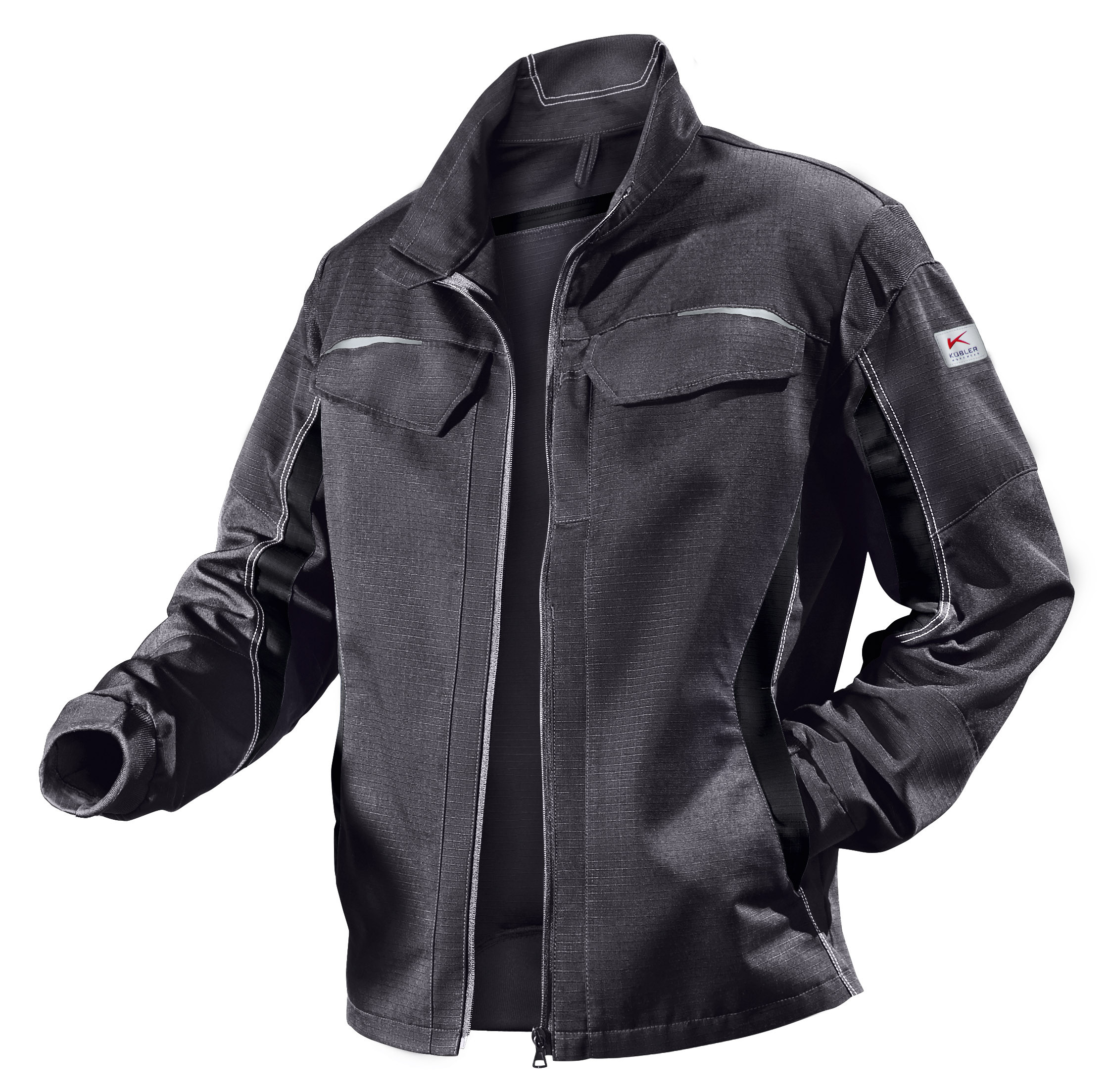 Jacke Pulsschlag, anthrazit-schwarz, Größe 48