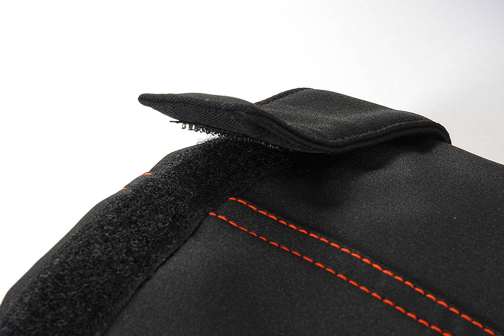 Arbeitssoftshelljacke BLACK LINE, schwarz-neongelb-leuchtorange, Größe L